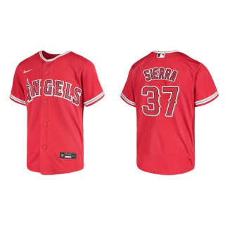 Youth Los Angeles Angels Magneuris Sierra Red Replica Jersey