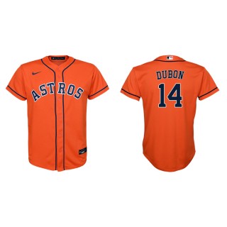 Youth Houston Astros Mauricio Dubon Orange Replica Alternate Jersey