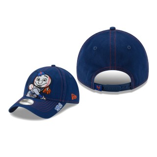 Youth New York Mets Royal Fuzzy 9TWENTY Adjustable Hat