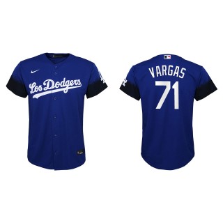 Youth Los Angeles Dodgers Miguel Vargas Royal City Connect Replica Jersey