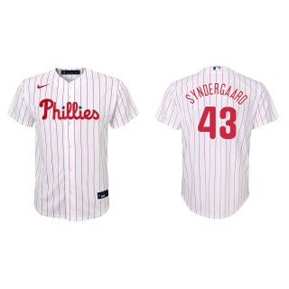 Youth Philadelphia Phillies Noah Syndergaard White Replica Home Jersey
