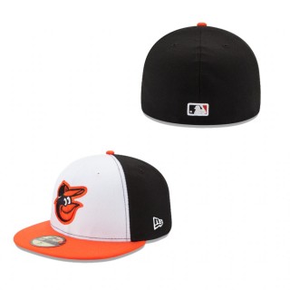 Youth Baltimore Orioles Black Authentic Collection 59FIFTY Fitted Hat