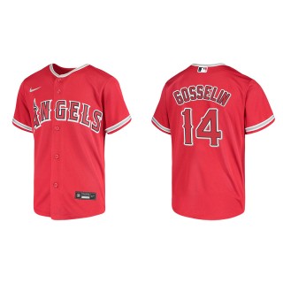 Youth Los Angeles Angels Phil Gosselin Red Replica Jersey