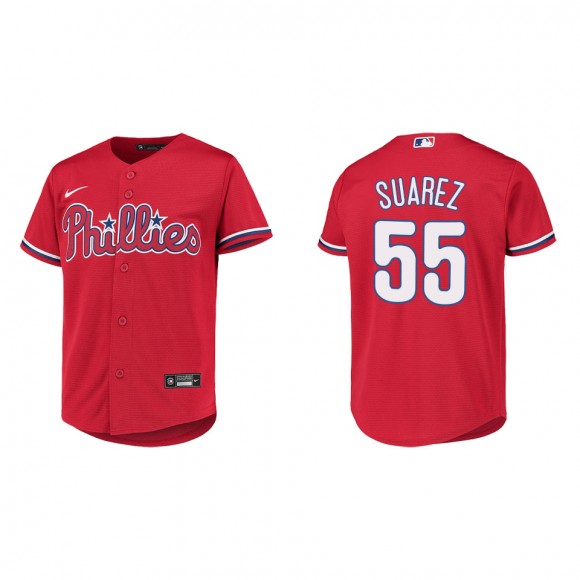 Youth Ranger Suarez Red Replica Jersey