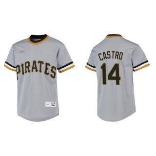 Youth Rodolfo Castro Pirates Gray Cooperstown Collection  Jersey