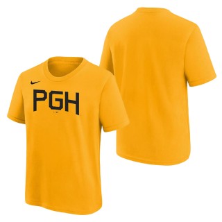 Youth Pittsburgh Pirates Gold City Connect Graphic T-Shirt