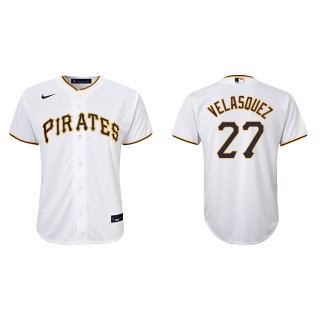 Youth Vince Velasquez White Replica Home Jersey