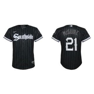 Youth White Sox Reese McGuire Black 2021 City Connect Replica Jersey