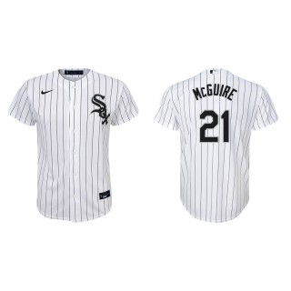 Youth White Sox Reese McGuire White Replica Home Jersey