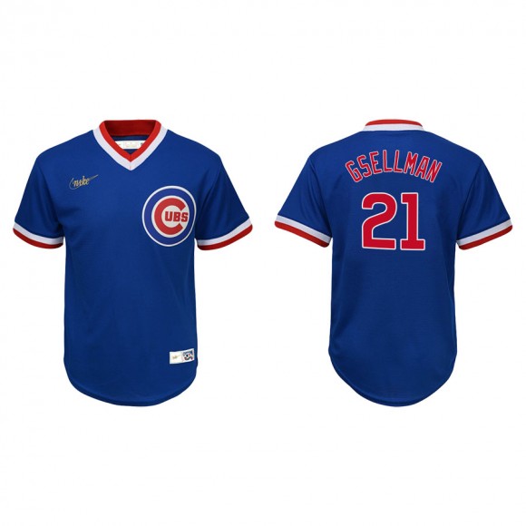 Youth Cubs Robert Gsellman Royal Cooperstown Collection Jersey