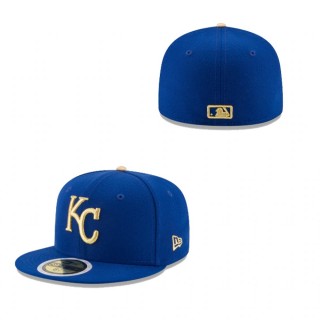 Youth Kansas City Royals Royal Authentic Collection 59FIFTY Fitted Hat