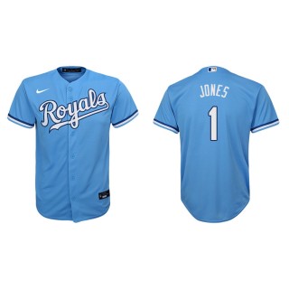 Youth JaCoby Jones Royals Light Blue Replica  Jersey