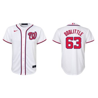 Youth Nationals Sean Doolittle White Replica Home Jersey