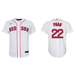 Youth Boston Red Sox Tommy Pham White Replica Home Jersey