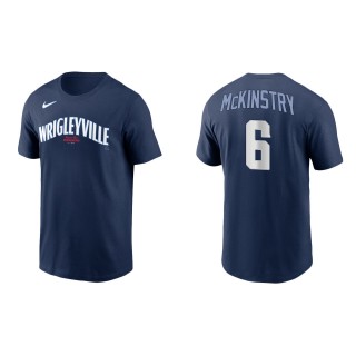 Men's Chicago Cubs Zach McKinstry Navy City Connect T-Shirt