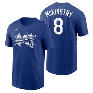 Los Angeles Dodgers Zach McKinstry Royal 2021 City Connect Graphic T-Shirt