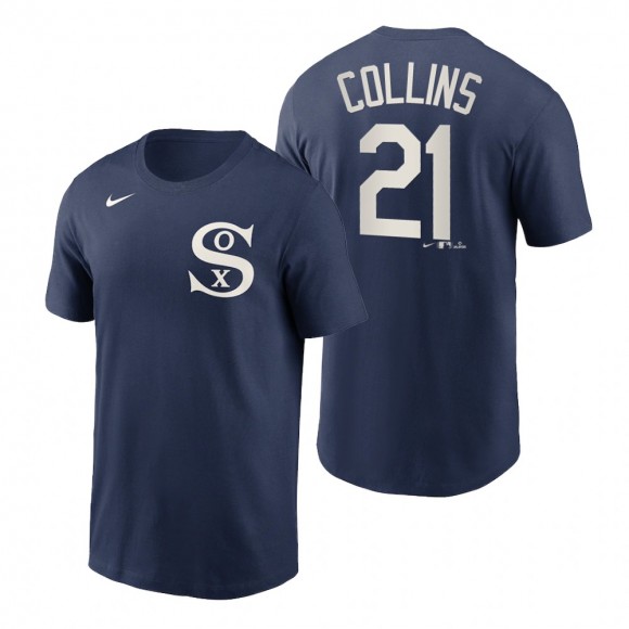Zack Collins White Sox 2021 Field of Dreams Navy Tee